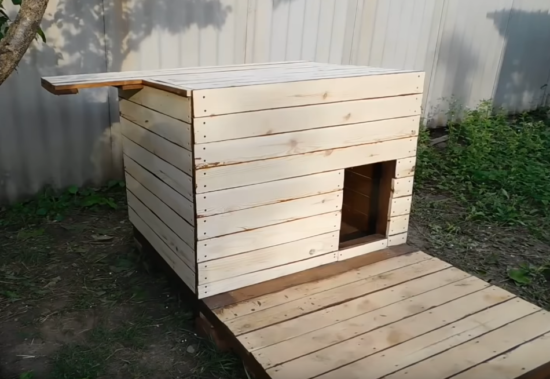 Строим будку для собаки своими руками
